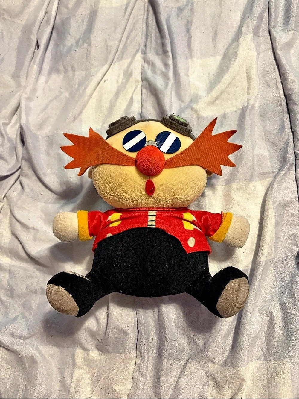 Red & Black Plush Toy